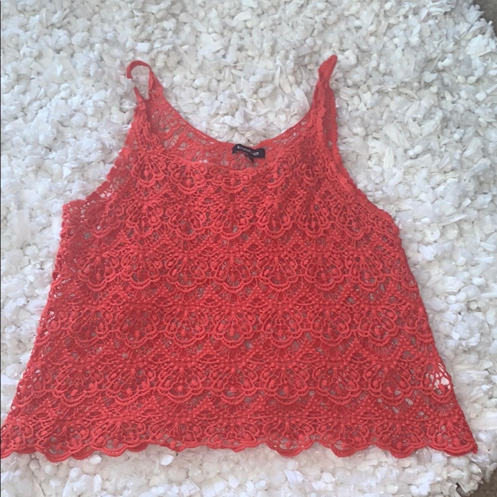 Orange Crochet top